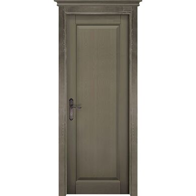 АНДРОМЕДА, эмаль Олива 800*2000, глухая (массив сосны)
