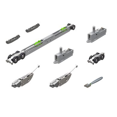 Комплект для раздвижных дверей SLD.Scope.SET3.soft close+roller/80 (58039)