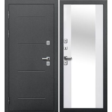 КМ, ДF, Isoterma, Антик Серебро, Эмалит белый, Зеркало, 8L