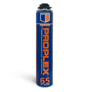 Пена монтажная "Proplex" PREMIUM 65л зимняя (до -20)
