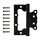 Петля накладная Apecs 100*75*2.5-B2-Steel-BLM
