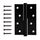 Петля Apecs 100*70 B-Stell-BLM-L (черный)