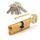 Цилиндровый Механизм Apecs Premier RT-80 (30*10*40)-C-G с вертушком (латунь)