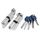 Цилиндровый Punto (Пунто) механизм (Z402/110) Z4002Knob110(50+10+50) с вертушкой CP хром