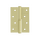 Петля стальная 750-4" (покр. латунь матовая) Левая (100x75x2,5) "НОРА-М"