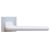 Ручка дверная F 823 WHITE Цвет - матовый белый