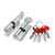 Цилиндровый Fuaro (Фуаро) механизм (D-PRO502/90) D-PRO5002Knob90(40+10+40) CP хром 5Key