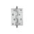 Петля  A010-E 100x70x3-232 (хром матовый) с короной - Универсальная