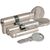 Цилиндровый механизм Kale kilit (Кале килит) с вертушкой 164 SM/80 (35+10+35) mm никель 5 кл.
