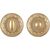 Ручка поворотная BK6 SM GOLD-24 золото 24К Fuaro (Фуаро)