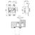Петля Armadillo (Армадилло) скрытой установки U3D4200L SN левая (Architect 3D-ACH 40) мат. никель 40
