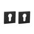 Накладка Ajax (Аякс) под цилиндр ET.K.JS51 (ET JS) BL-24 черный