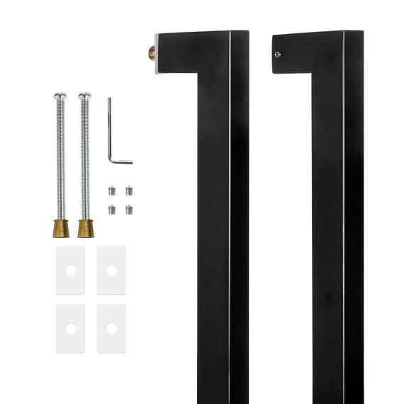 Ручка-скоба Fuaro (Фуаро) PULL.PH38/1200.26 INOX 304 (PH-26-38/1200-INOX) BLACK