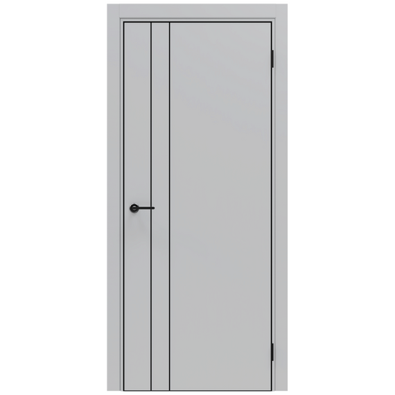 ДПГ MiaPorte Монтеро-58 4AB Nardo Grey 200*60 (Черный: М)