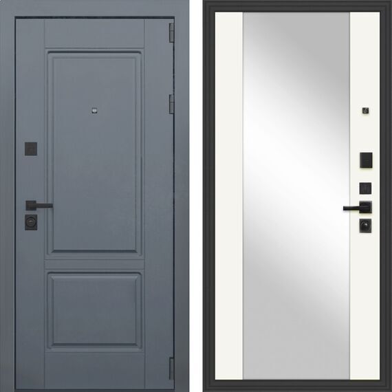 ЛП, DeePro, Лофт графит 060, (Зеркало) Лофт капучино 141, 9R