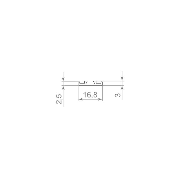 Декоративная крышка SLD.Scope 17/3/3200 cover BL (3,2 м) (58103)