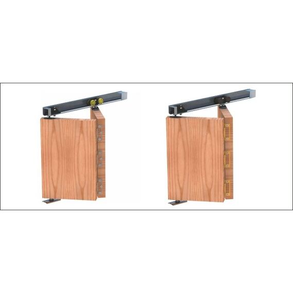 К-т фурнитуры к скл.двери HERKULES PLUS HP2/40/150