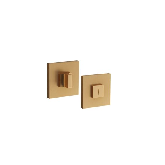 Завертка PALLINI Cosmo сантехническая (КВАДРАТ) PAL-COS-WC-S BSG byzantie satin gold