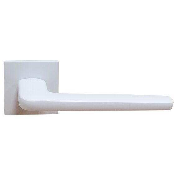 Ручка дверная F 823 WHITE Цвет - матовый белый