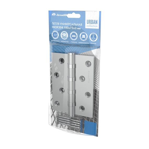 Петля универсальная IN4500UC-BL FSG 100x75x3 INOX304 флорентийское золото Armadillo (Армадилло)
