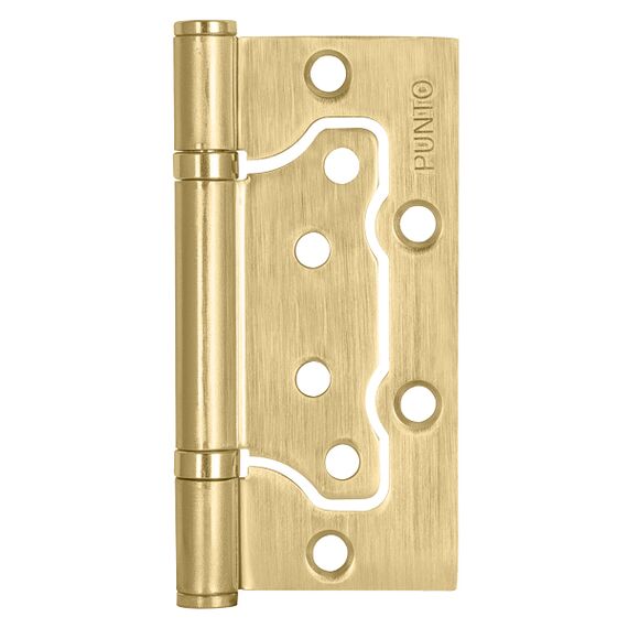 Петля универсальная без врезки 200-2B 100x2,5 SB (мат. золото), Punto (Пунто)