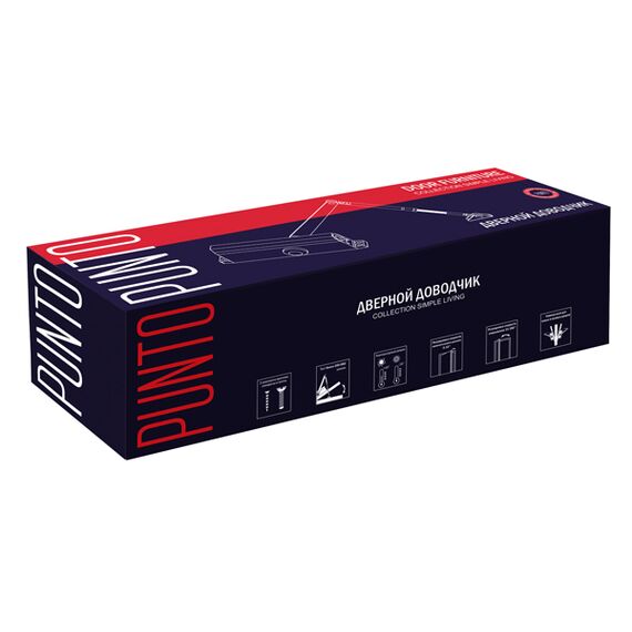 Доводчик дверной SD-2050 WH 75-95 кг (белый) PUNTO