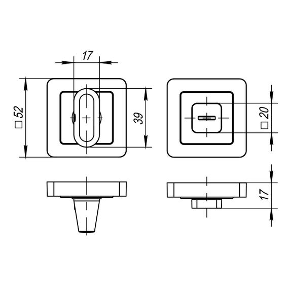 WC BK6 QR SN/CP-3 мат никель/хром