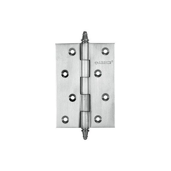 Петля  A010-E 100x70x3-232 (хром матовый) с короной - Универсальная