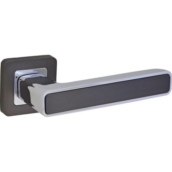 Ручка дверная LD 494 GR/CP (графит/хром) (LAREDO)