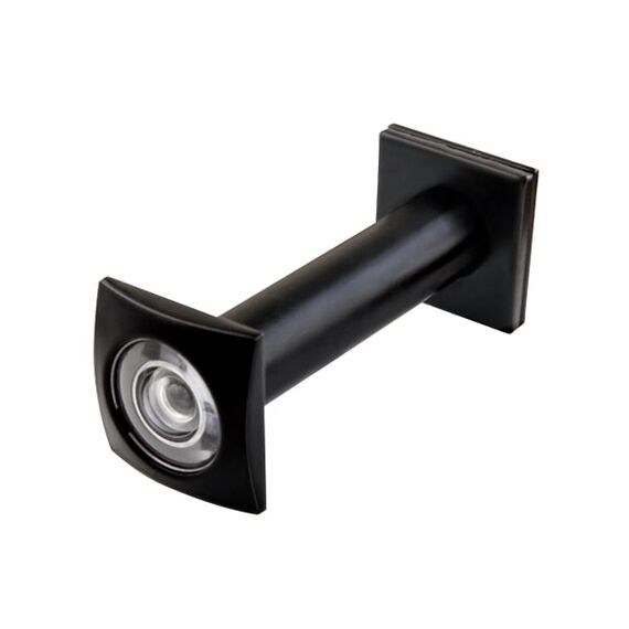 (квадрат) Глазок дверной VIEWER DVQ 70x130/16 BL-24 (черный)