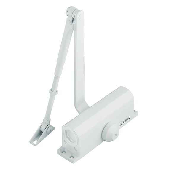 Доводчик дверной DC-204 WH до 85 кг (белый) FUARO