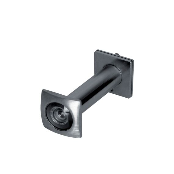 (квадрат) Глазок дверной VIEWER DVQ 70x130/16 SSC-16 (сатинированный хром)